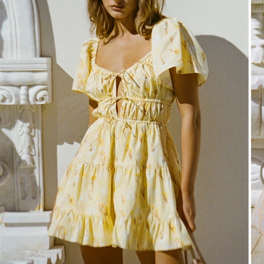 sabo skirt yellow jordan dress